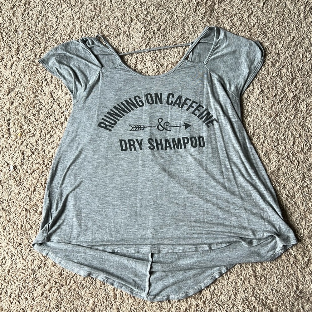 Gray T-Shirt with wording